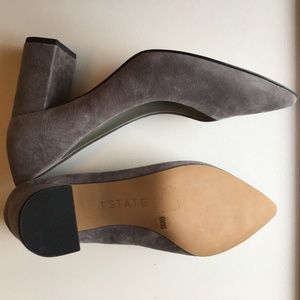 Grey Suede 1.State Heels